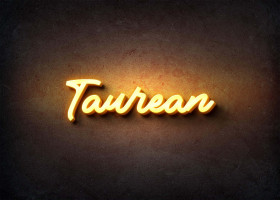Glow Name Profile Picture for Taurean