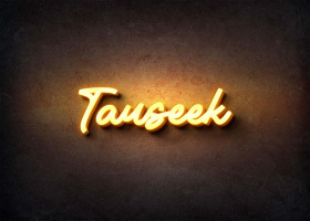 Glow Name Profile Picture for Tauseek