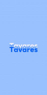 Name DP: Tavares