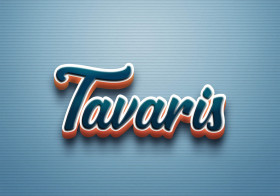Cursive Name DP: Tavaris