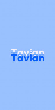 Name DP: Tavian