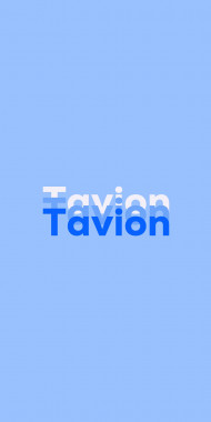 Name DP: Tavion
