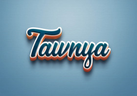 Cursive Name DP: Tawnya
