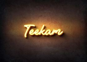 Glow Name Profile Picture for Teekam