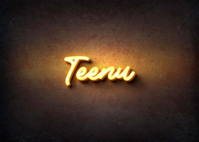 Glow Name Profile Picture for Teenu