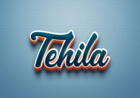 Cursive Name DP: Tehila