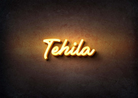 Glow Name Profile Picture for Tehila