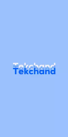 Name DP: Tekchand