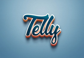 Cursive Name DP: Telly