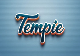 Cursive Name DP: Tempie