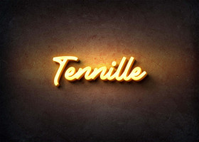 Glow Name Profile Picture for Tennille