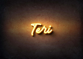 Glow Name Profile Picture for Teri