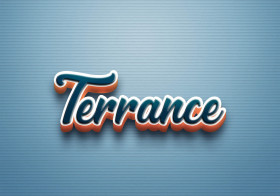 Cursive Name DP: Terrance