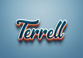 Cursive Name DP: Terrell
