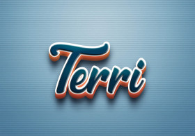Cursive Name DP: Terri