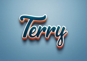 Cursive Name DP: Terry
