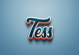 Cursive Name DP: Tess