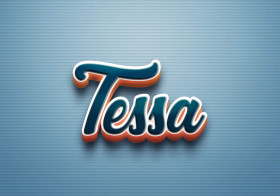 Cursive Name DP: Tessa