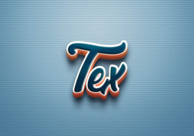 Cursive Name DP: Tex