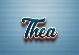 Cursive Name DP: Thea