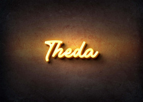 Glow Name Profile Picture for Theda