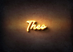 Glow Name Profile Picture for Theo