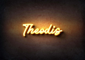 Glow Name Profile Picture for Theodis