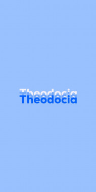 Name DP: Theodocia