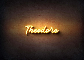 Glow Name Profile Picture for Theodore