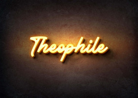 Glow Name Profile Picture for Theophile