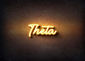 Glow Name Profile Picture for Theta