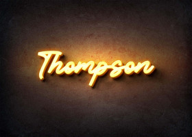 Glow Name Profile Picture for Thompson