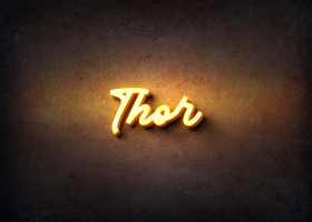 Glow Name Profile Picture for Thor