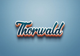 Cursive Name DP: Thorwald