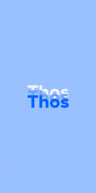 Name DP: Thos