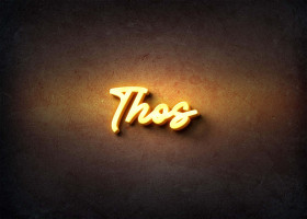 Glow Name Profile Picture for Thos