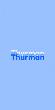 Name DP: Thurman