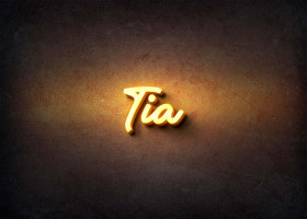Glow Name Profile Picture for Tia