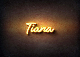 Glow Name Profile Picture for Tiana