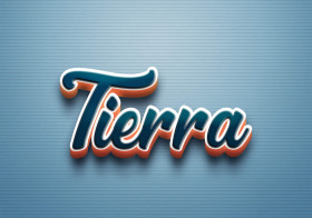 Cursive Name DP: Tierra