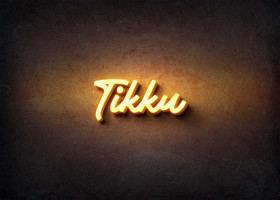 Glow Name Profile Picture for Tikku