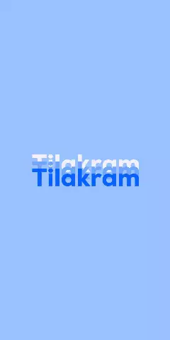 Name DP: Tilakram