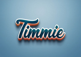 Cursive Name DP: Timmie