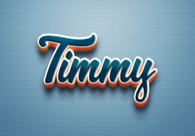 Cursive Name DP: Timmy
