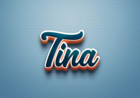 Cursive Name DP: Tina