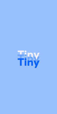 Name DP: Tiny