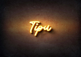 Glow Name Profile Picture for Tipu