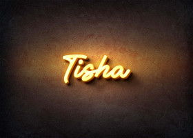 Glow Name Profile Picture for Tisha
