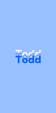 Name DP: Todd