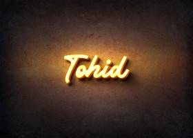 Glow Name Profile Picture for Tohid